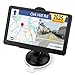 Car GPS Navigator for Truck RV, Car GPS Navigation with 2025 Maps, 7 inch Touchscreen Truck GPS Navigation System, Lifetime Free Updates, RV Vehicle GPS for Trucker with Speed Warning, Voice Guidance
