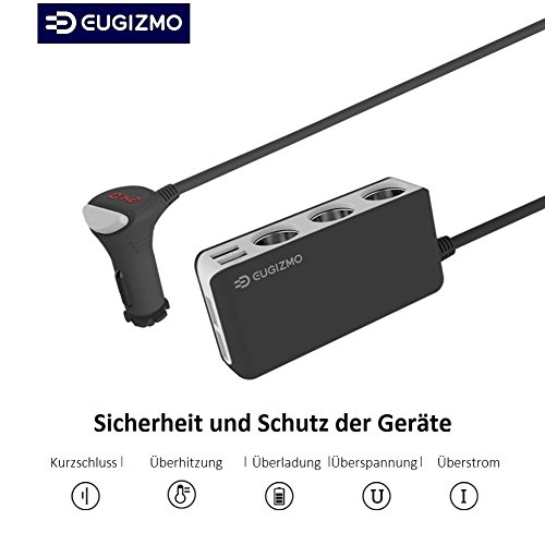 Car Charger Hub Usb 4 Port Usb Car Charger Car C The Best Amazon