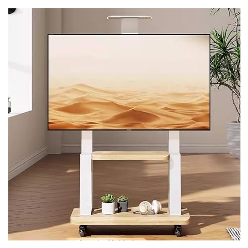 Soporte Portátil para TV con Ruedas Ajustable en Altura miniatura 1
