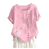 DESIGN: Dieser T-Shirt ist O-Ausschnitt und kurzsleeve. Drucken Sie bunte Blumen Motiv auf dem Shirt. Dieses Tops ist perfekt für Hause, Alltag, Urlaub