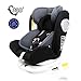 LETTAS Baby Autositz 360° drehbar Gruppe 0+1/2/3 (0-36 kg/0-12 Year) mit Protektoren seitliche Isofix Top Tether ECE R44/04