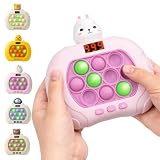 【専門家推薦×TV放送で話題】プッシュポップ ゲーム スクリーン付 おもちゃ【人気保育雑誌掲載】知育玩具【短期記憶＆集中力強化】【児童館に導入】男の子 女の子 誕生日プレゼント 6歳～ 小学生 人気 早押し 6モード 日本語説明書付【正規品】ウサギ
