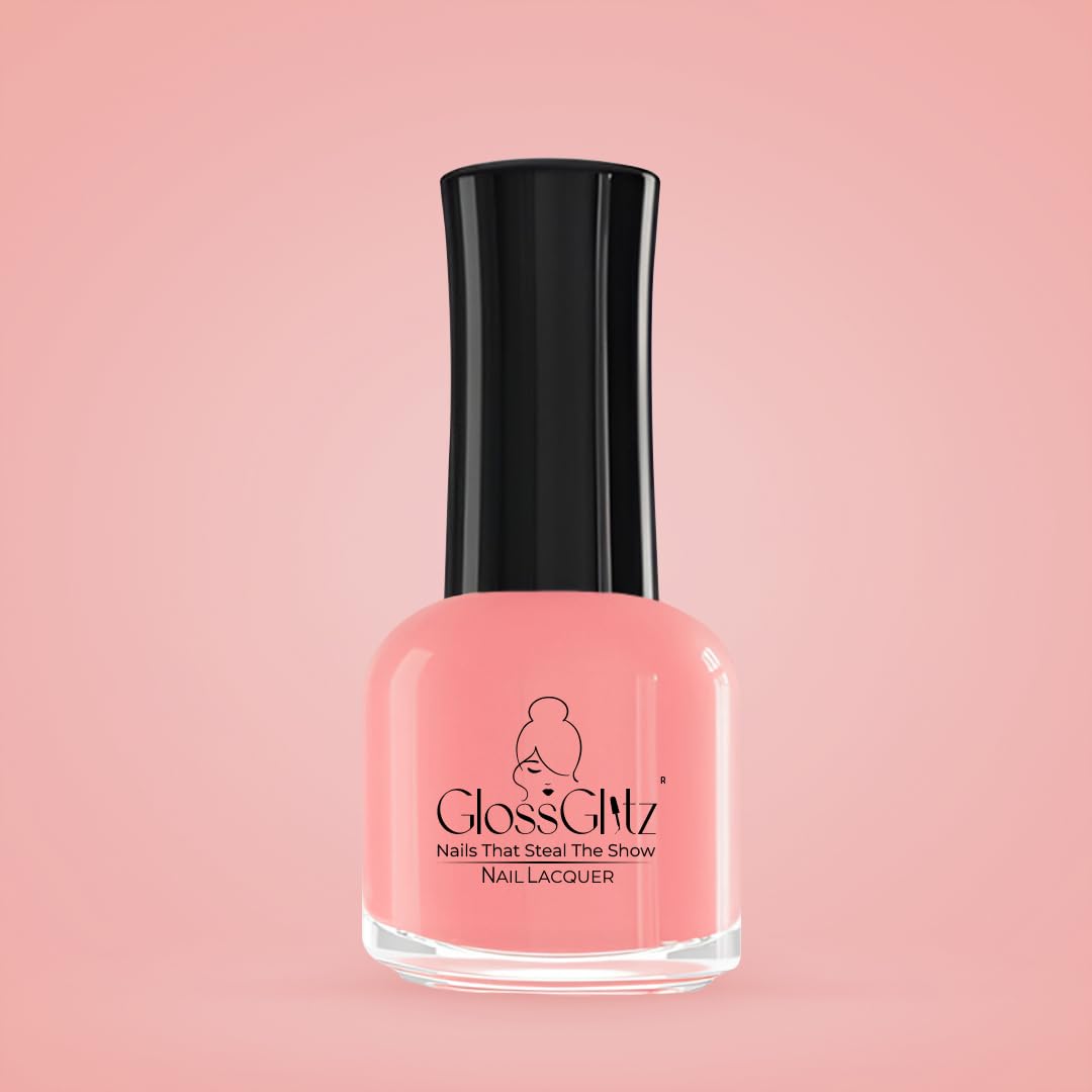 GlossGlitz Premium Nail Lacquer Candy Pink10ml Chip-Resistant Glossy High-Shine Nail Polish for Women-image-42