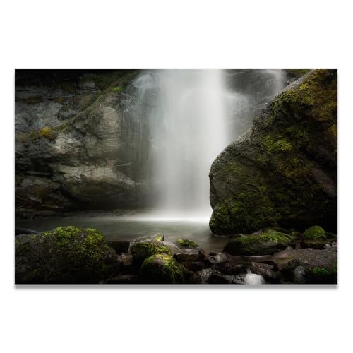 Cuadro de paisaje de montañas VHdfgTY en lienzo para decoración, 30x45cm