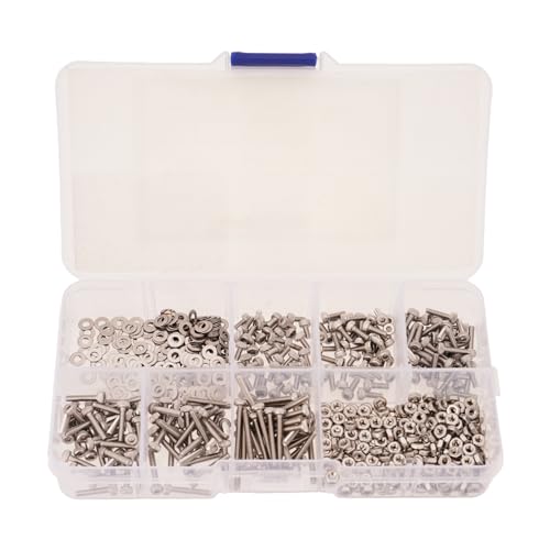 Juego de 660 tornillos de acero