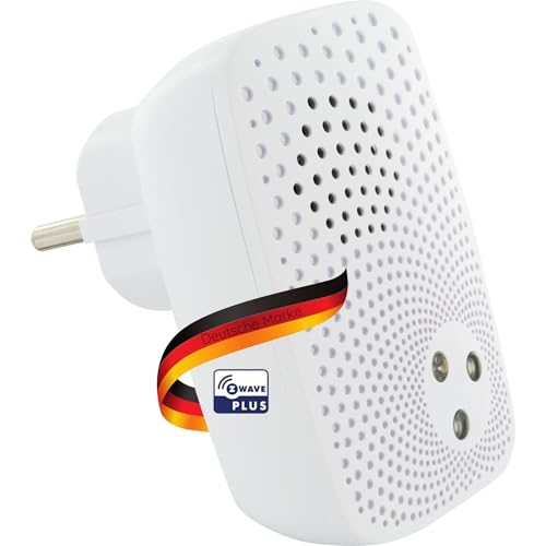 SCHWAIGER ZHS24 Innensirene Smart Home Sirene Hausalarm Alarmanlage Smart Alarmsirene App gesteuert Sprachgesteuert Alexa Google Z-Wave Plus Alarm Alarmstecker