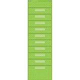 Teacher Created Resources Lime Polka Dots 10 Pocket File Storage Pocket Chart (20737)