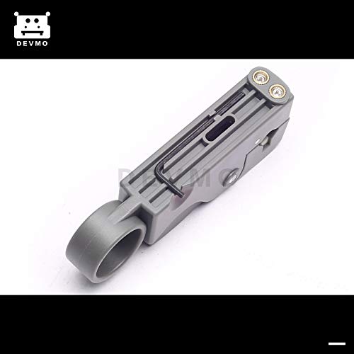 DEVMO Cable Stripper Coaxial Wire Coax Stripping Tool RG6 RG8 RG58 RG59 Universal