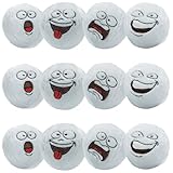Fun Express Fake Snowballs Indoor Snowball Fight Set - 12 Plush Snow Balls with Funny Faces | Soft Winter Toys for Kids Indoor Play | Christmas Party Games & Stocking Stuffers for Ages 3+