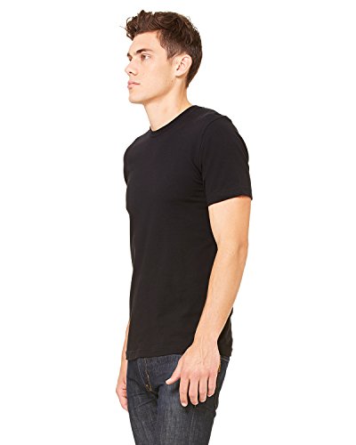 Canvas Men's Greenwich Short Sleeve T-Shirt, Black, Medium #TOP3