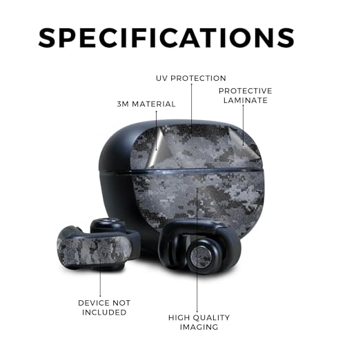 Image of Glossy Glitter Skin Compatible with Bose Ultra Open Earbuds - Digital Camo - Premium 3M Vinyl Protective Wrap Decal Cover - Easy to Apply | Crafted in The USA by MightySkins