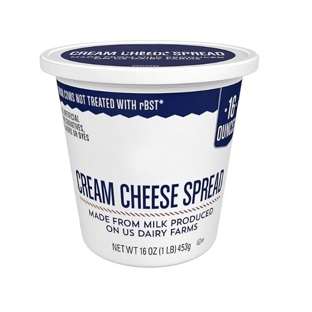 Cream Cheese Spread , contains no artificial preservatives, flavors or dyes. The gluten free cream cheese contains zero grams of trans fat per serving. Made from milk produced on US Dairy Farms, this spread is a delicious choice for all of your cream cheese needs. 2 PK [ 32 oz , 2 lb ]
