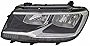Compatible With Volkswagen Tiguan Headlight 2018 2019 2020 Driver Side Halogen w/LED Daytime Running Light Replacement for VW2502169 | 5NL 941 005