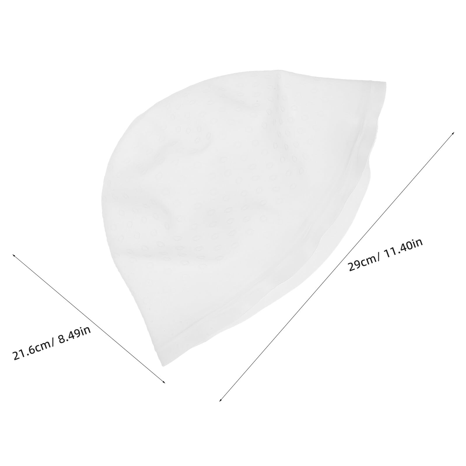 Cuffia per Mèches in Silicone Riutilizzabile con Fori per Evidenziazioni, Cappello da Parrucchiere Delicato per Colorazione Chioma, Kit 6 Pezzi per Uso Professionale e Domestico