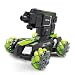MAFANG® Carro Armato RC, Carro Armato Acrobatico con Telecomando 2.4G RC Water Bomb Mecha Veicolo da Combattimento Serbatoio Telecomandato, Adatto A Bambini E Adulti di Diverse età,Verde