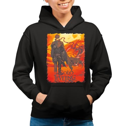 the Fan Tee Sudadera Adulto con Capucha de Mujer Dibujos Animados Leveling Cazador, Misiónes, Sung Jin, Dimensiones, Monstruos 003 XS
