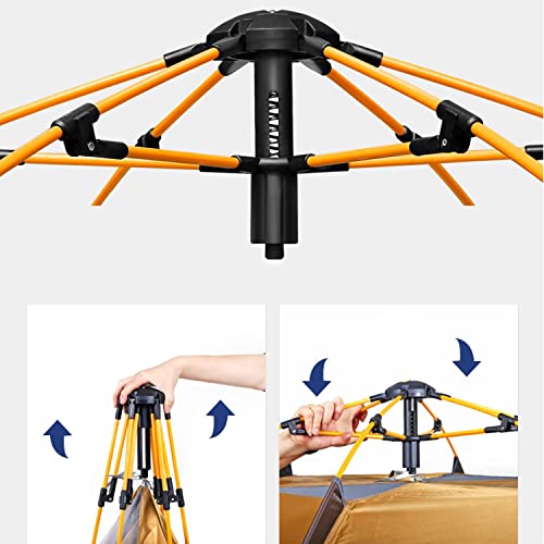 Shinhye Camping Tent - 2/3/4/5 Person Instant Tent Waterproof And Uv Resistant Quick Setup Pop Up Tents For Camping,Double Layer Flysheet Can Be Used As Pop Up Sun Shade #TOP5