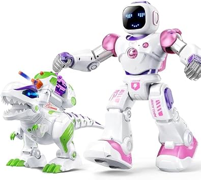 Ruko 8809 Robot Dinosaur and 1088 Smart Pink Robot