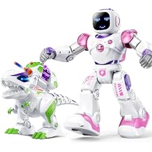 Ruko 8809 Robot Dinosaur and 1088 Smart Pink Robot
