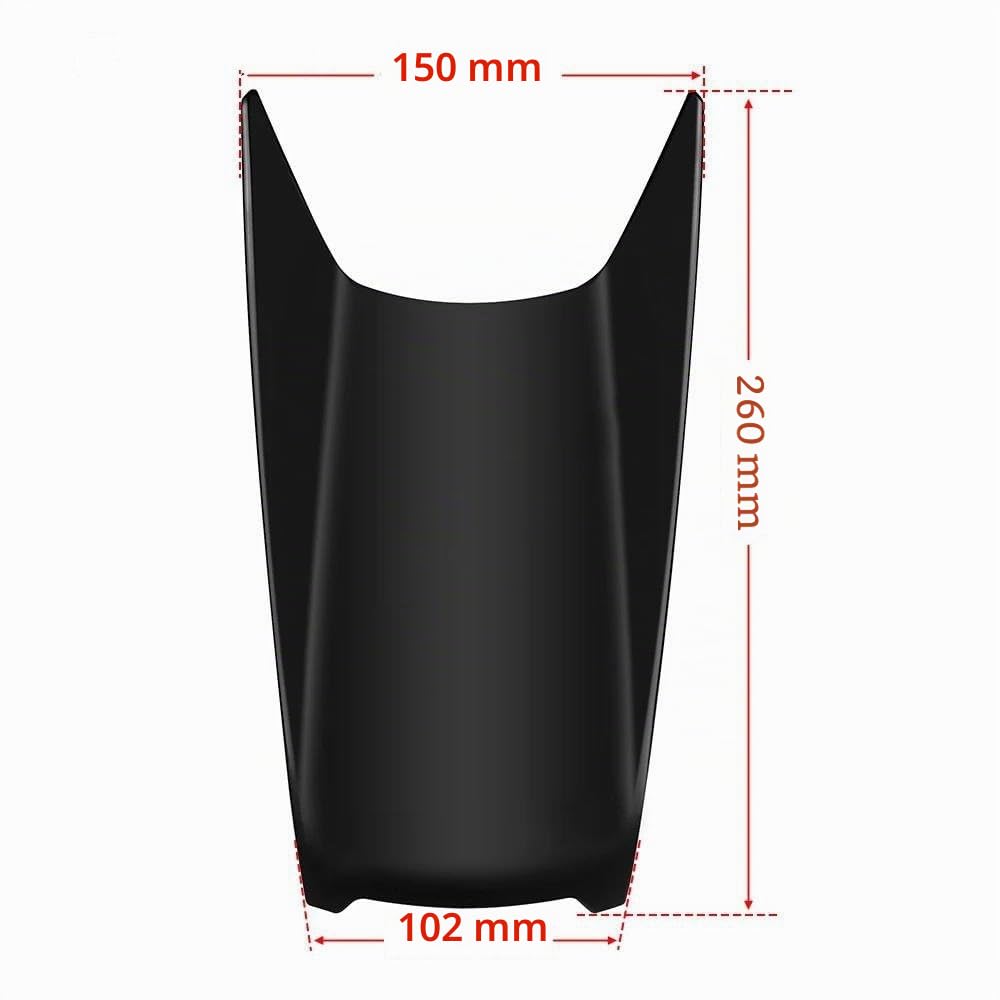 Carénage de Moto pour Street pour Triple 765 R RS 765R 765RS 2023 2024 Moto Réservoir Carburant Boîte À Air Couvercle Supérieur Avant Carénage Capot Accessoires(Fibre de Carbone)