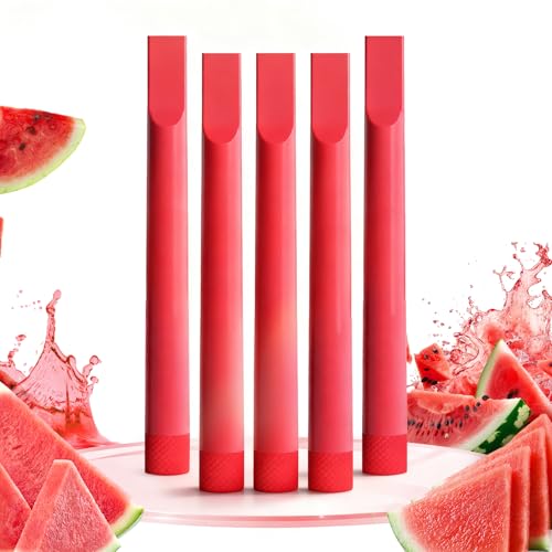 ePicsoa Set of 5 Smoking Ceasing Breathing Stick - Rotating Smoking Ceasing Aid - Cigarette Replacement Smoke-free Aid with Real Smoke Feeling Nicotine Free - Watermelon Aroma