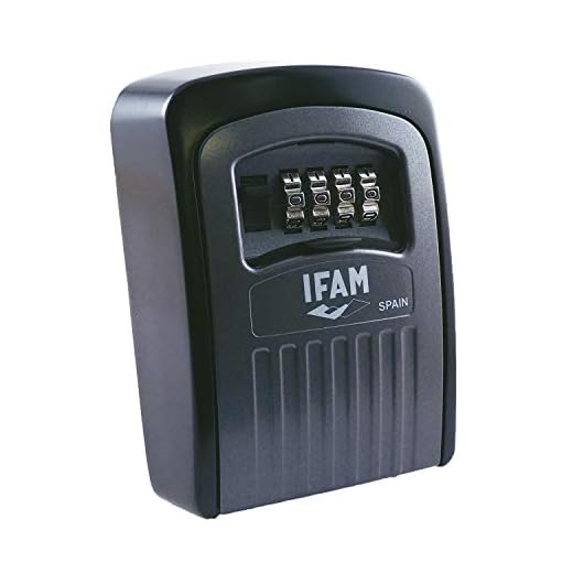 IFAM| Guardallaves de Pared G1| Ideal para viviendas| para Cualquier Elemento de Seguridad| Clave de 4 dígitos|10.000 Combinaciones posibles
