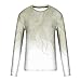 Men's Long Sleeve T-Shirts 3D Printed Graphic Tees Shirts Cotton Tshirts Fall Fashion Blouse Tops Yellow