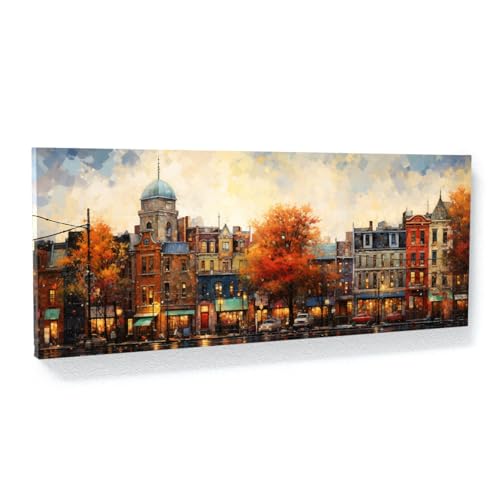 "Old Montreal Street scene" | Lanscape painting, Painting, Urban sketching