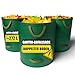 Produktbild BigDean 3 Stück Gartenabfallsack 272L mit doppeltem Boden - Laubsack mit extra stabiler Powernaht  Gartensack faltbar für Gartenabfälle