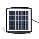 BuyWeek Solar Unterwasser Licht LED Teichbeleuchtung IP68 Wasserdicht Unterwasserstrahler Landschaftsscheinwerfer Gartenbeleuchtung für Garten Teich Patio Aquarium, Warmweiß 3200 K, 3 in 1