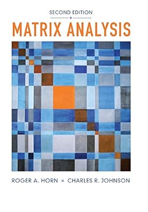 Book cover Matrix Analysis