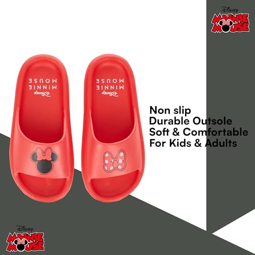 Disney Ladies Minnie and Mickey Slides - Ladies Classic Mickey and Minnie Mouse Comfort Foam Slide Sandals Mickey & Minnie Mouse Slip On Slides2