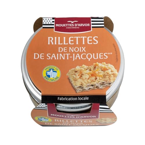 Rillettes de Saint-Jacques fabrication bretonne haut de gamme en lot de 3