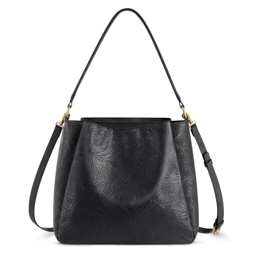 LOVEVOOK Hobo Bag for Women with Three Large Compartments Womens Purse