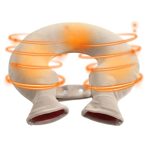 Bolsa De Agua Caliente En Forma De U, Compresa Térmica Impermeable Para Calor Y Frío, Calentador De Hombros Reutilizable, Para Invierno, Hogar, Oficina, Viaje, Vacaciones Y Apartamento