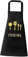 Avental de Cozinha Impermeável com Bolsos Frontais - Avental para Cozinhar Unissex - Ajustável Confortável - Ideal para Limpeza, Churrasco, Lavanderia e Uso Doméstico - UpShop