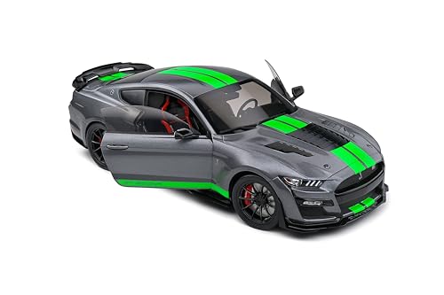 Solido Modelo Ford Mustang GT500 Gris 1:18 miniatura 7