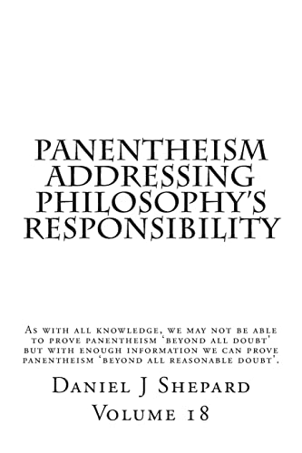Panentheism Addressing Philosophy's Responsibility 1503329909 Book Cover