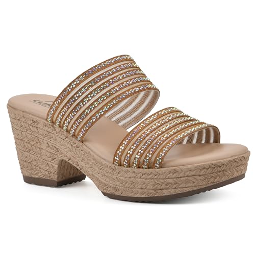 CLIFFS BY WHITE MOUNTAIN Women's Bia Heeled Sandal