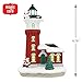 Hallmark Keepsake 2017 Santa and Polar Bear Holiday Lighthouse Dated Christmas Ornament with Light