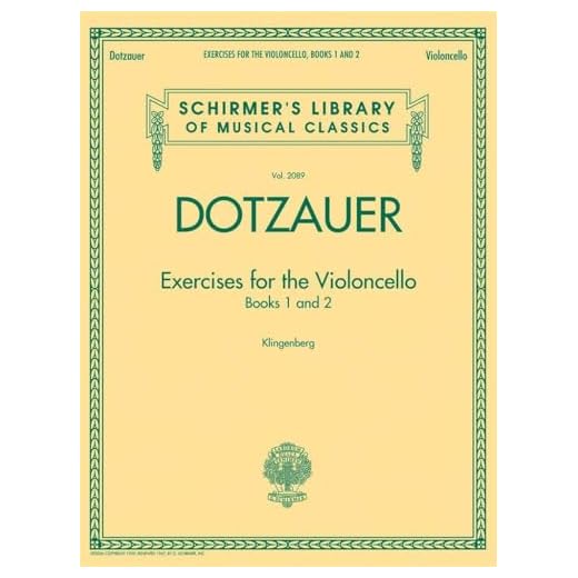 Exercises for the Violoncello – Friedrich Dotzauer | Schirmer Library of Classics Vol. 2089 | Essential Cello Method and Technique Book | Classical Cello Exercises for Beginners and Advanced Players