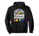 Photo Gallery let s get one thing straight i m not gay pride lgbt felpa con cappuccio Photo Gallery let s get one thing straight i m not gay pride lgbt felpa con cappuccio
