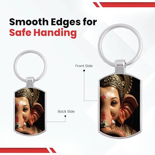 Image of Premium Printed Metal Keychain for Men & Women | High-Definition Artwork Print | Durable Key Ring for Car, Bike, Home & Office Keys | Stylish Decorative Key Holder Gift