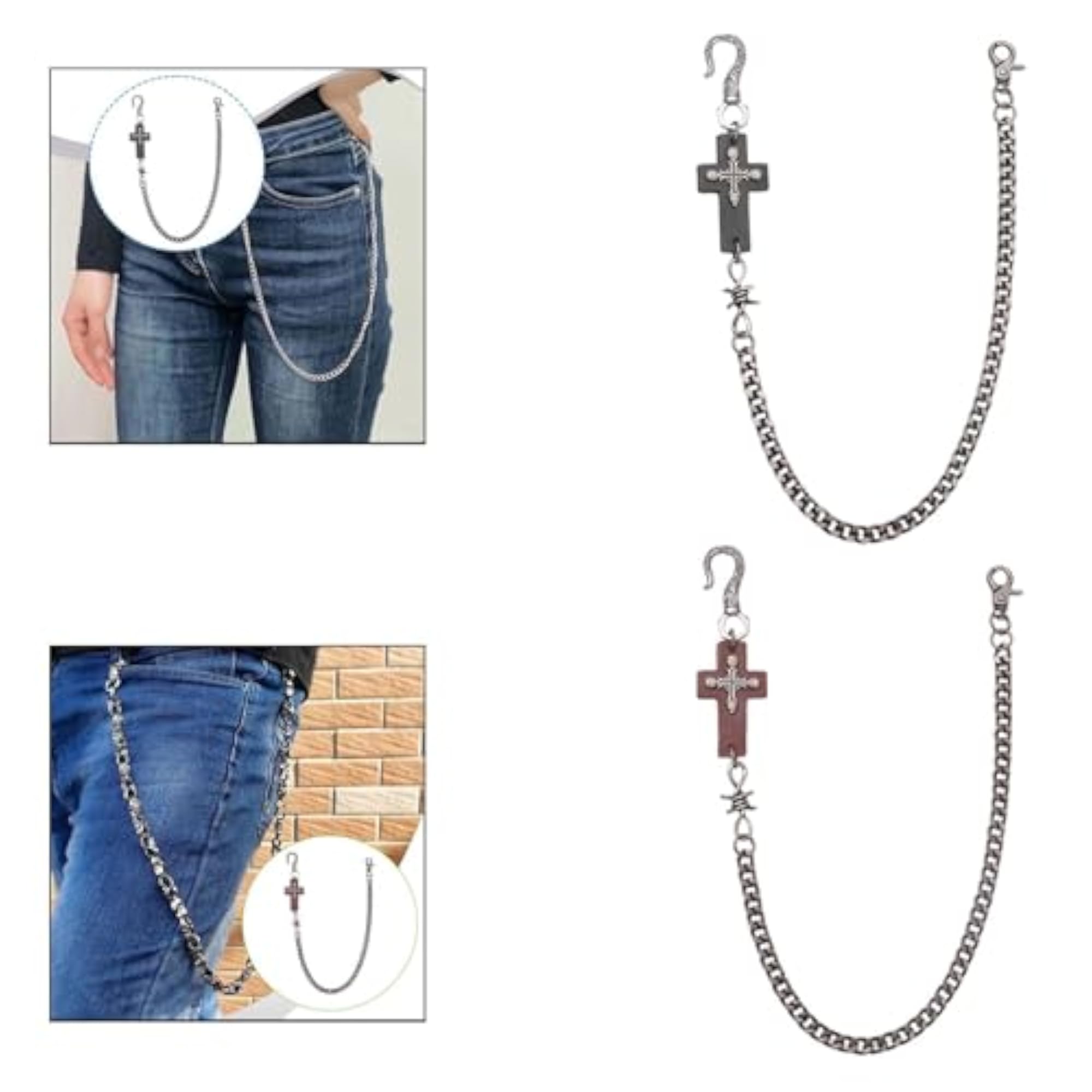 Fashion Goth Pants Chain, Versatile Trousers Accessory