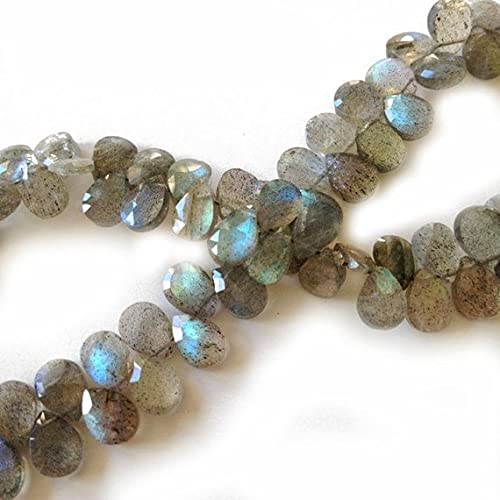 Labradorite briolettes facettées naturelles pour remplacer les perles ternes de vos bijoux