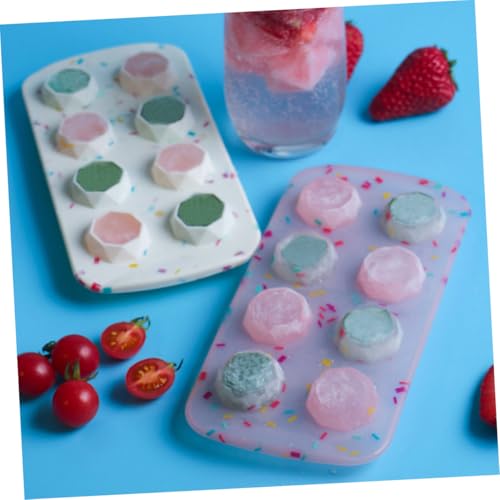 2 Pzas Molde Silicona Para Cubos De Hielo Flexible Creativo miniatura 4