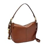 Fossil Women's Jolie Leather Crossbody Purse Handbag, Brown