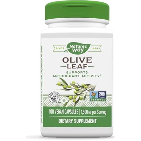 Nature's Way Olive Leaf Capsules Cover