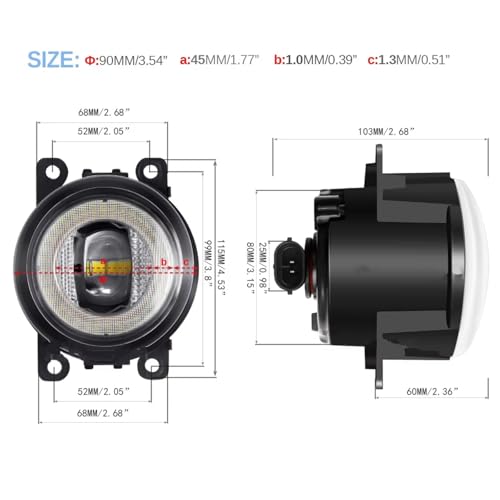 Faro antiniebla Focus Explorer repuesto parachoques delantero 26154-EA500 6