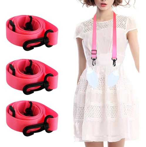 Image of 3Pcs Shower Lanyard for Mastectomy Drain Holder; Breast Cancer /Abdominal Debridement /Tummy Tuck Patients Surgical Drain Holder; Breast Surgery Recovery Care Package